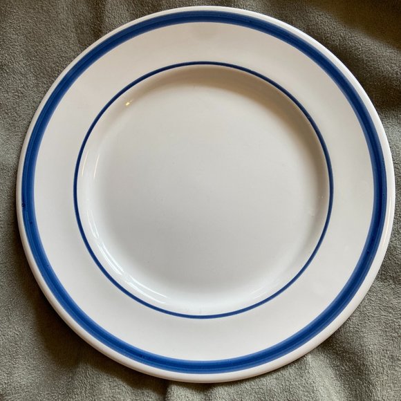 Nautica Signature Tableware Pattern Portugal Blue Rings Salad Plate - Picture 1 of 2